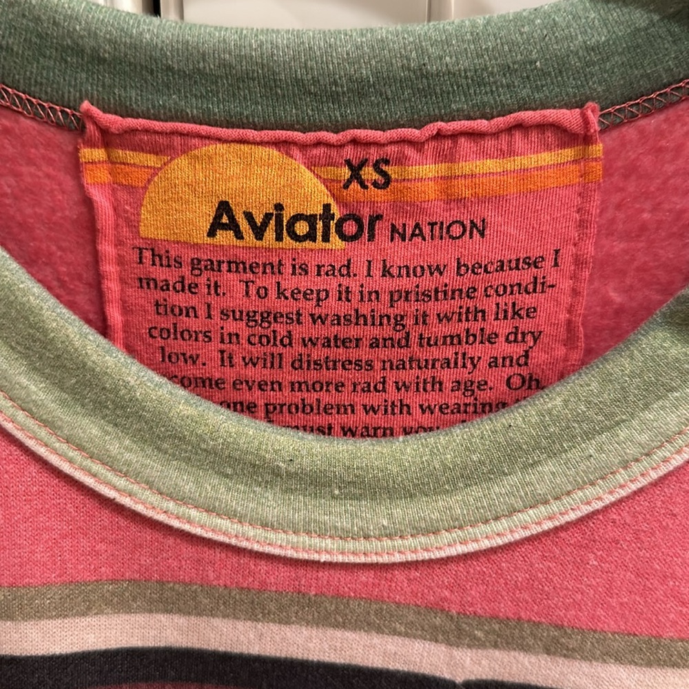 Aviator Nation Serape Crewneck Sweatshirt - Picture 2 of 6